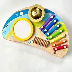 Award Winning Hape Mighty Mini Band Wooden Percussion Instrument
